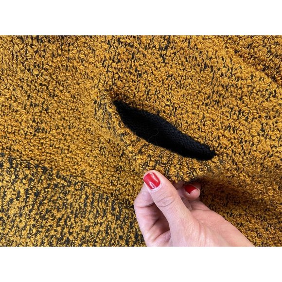 Vintage Puff Sleeve Oversized Long Cardigan Sweater Coat - Picture 5 of 8